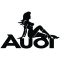 Audi Girl auto nalepnica sa devojkom i Audi natpisom