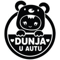 Beba u autu sa imenom po želji – personalizovana auto nalepnica