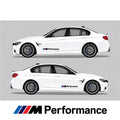 BMW M Performance bočna auto nalepnica sa M Performance natpisom
