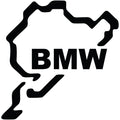 BMW Nürburgring auto nalepnica sa siluetom Nürburgring staze