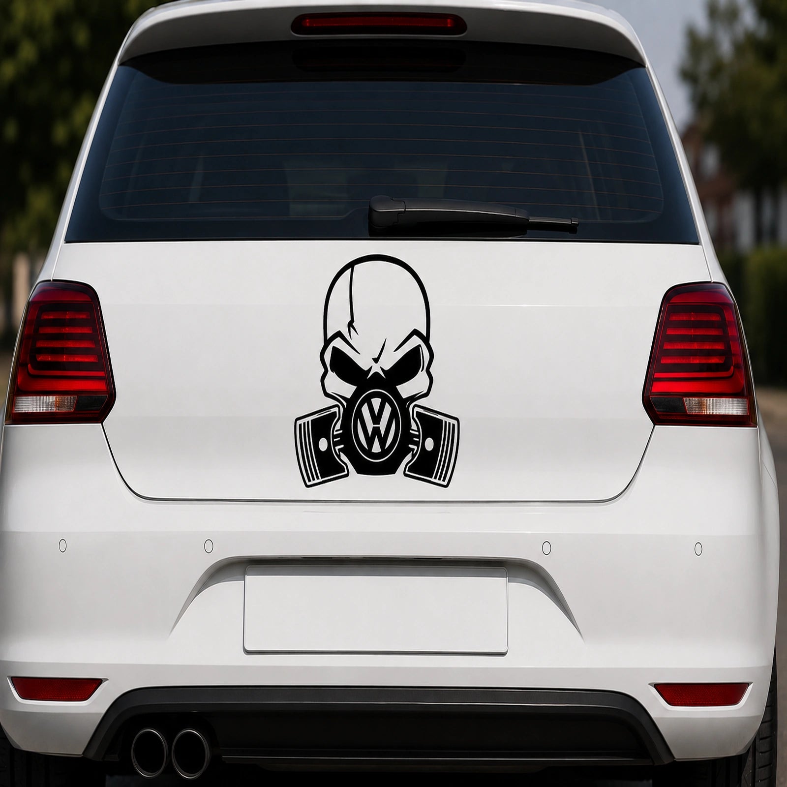 Volkswagen VW Lobanja Nalepnica za Auto | AutoStikeri.rs