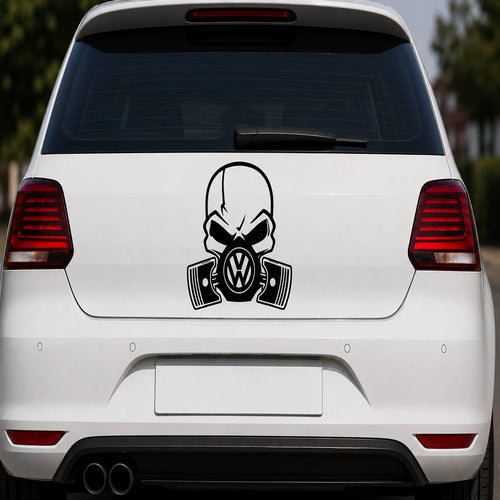 Volkswagen VW Lobanja Nalepnica za Auto | AutoStikeri.rs